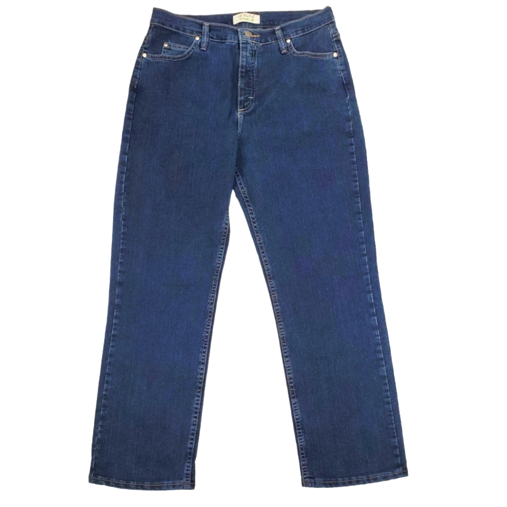 Wrangler Women's Straight Leg Jeans - Dark Blue